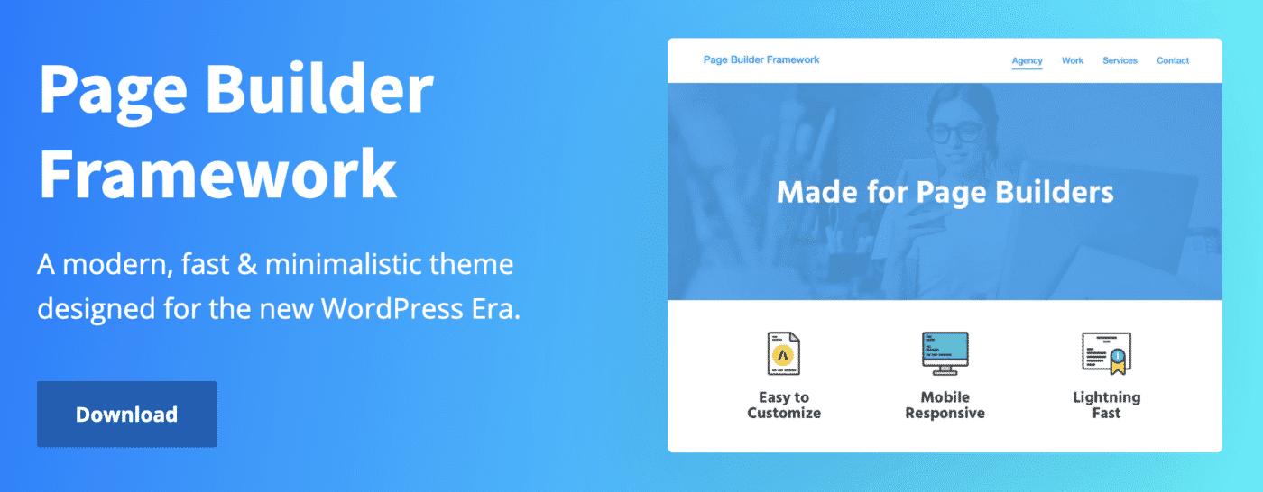 Page Builder Framework – Das WYSIWYG-Theme