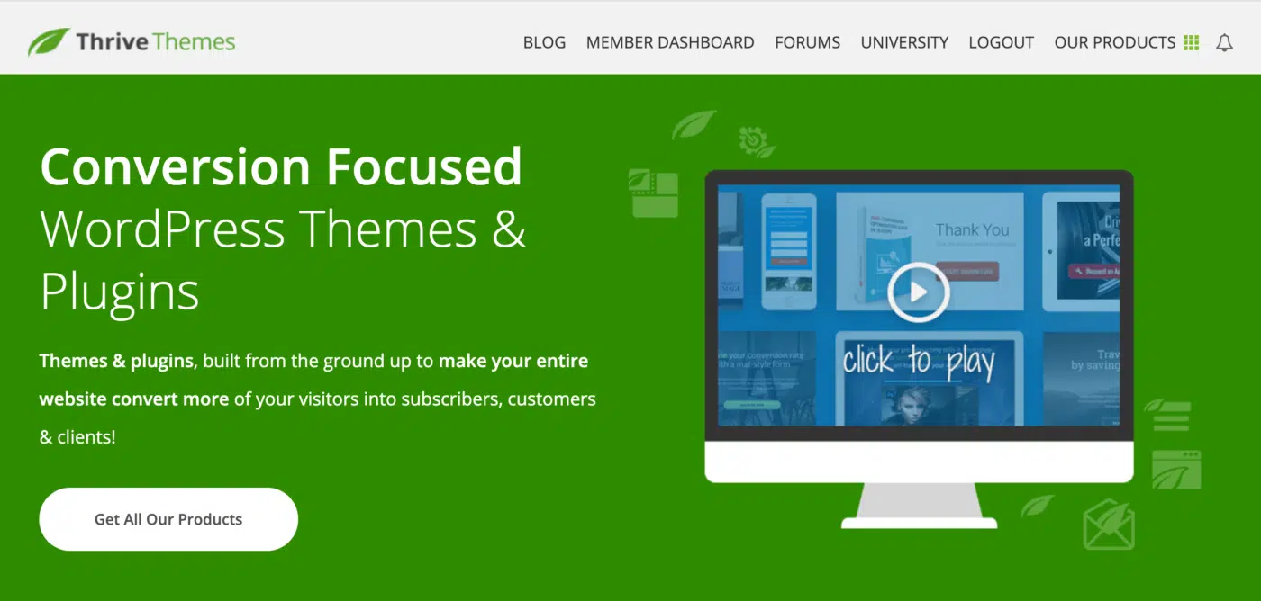 Thrive Themes Conversion Focused WordPress Themes and Plugins