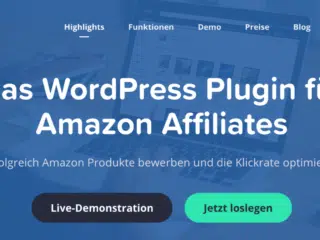 Das WordPress Plugin für Amazon Affiliates