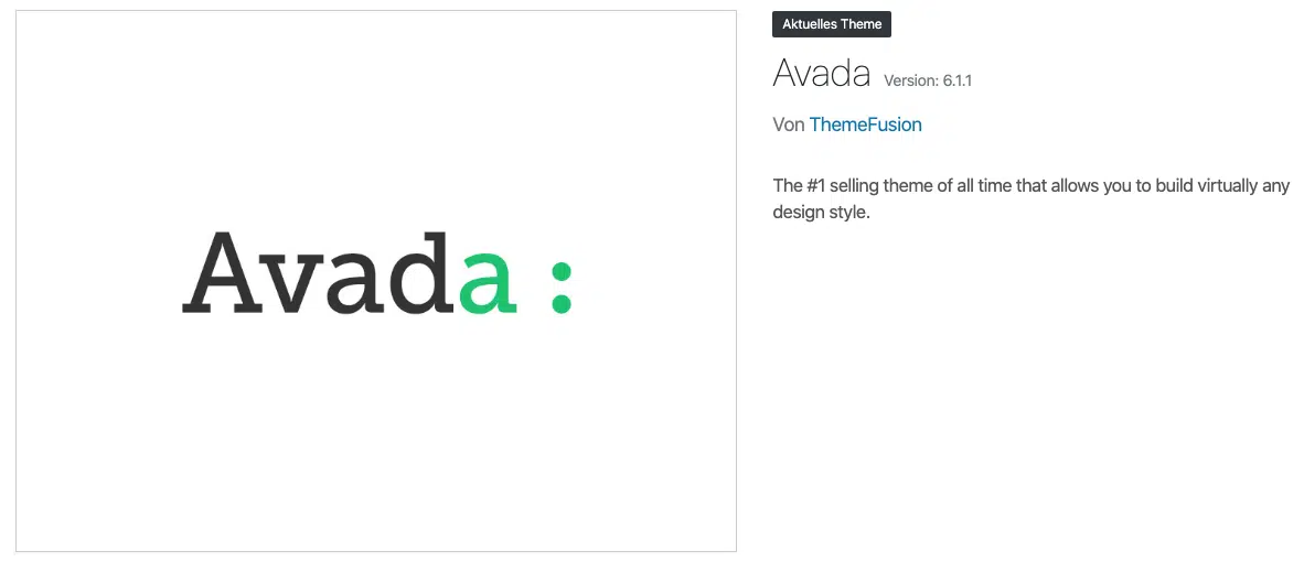 Getestet haben wir die Avada Version 6.1.1