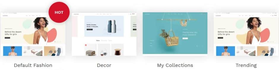 Lezada Shopify Theme Demos
