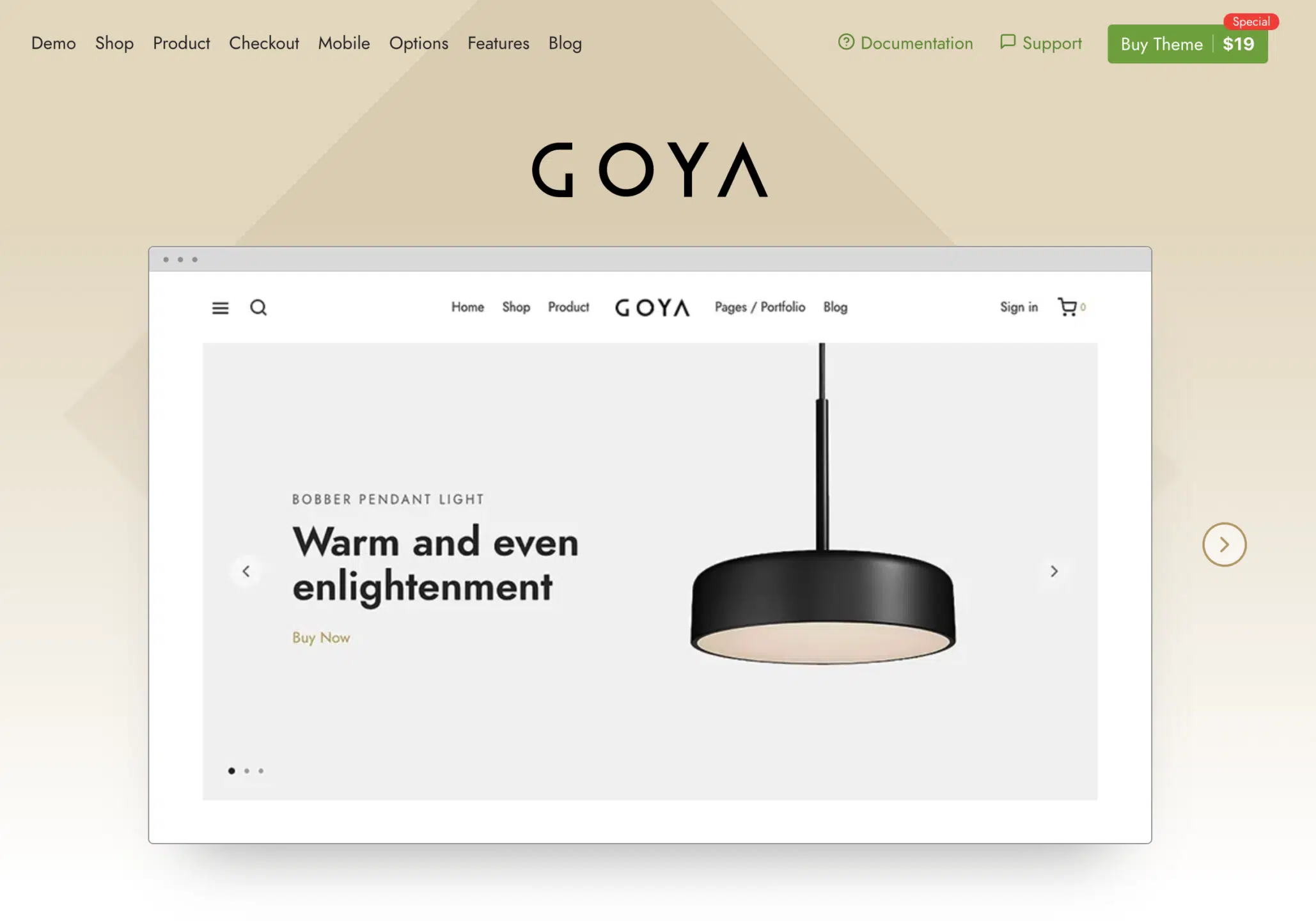 Goya WooCommerce Theme