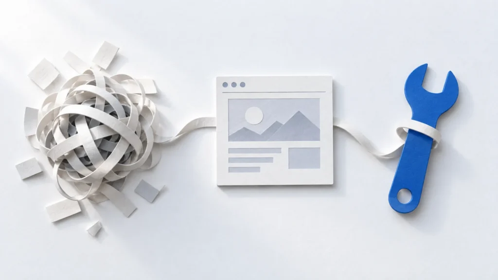 WordPress-Wartung auslagern: Fünf Gründe und die passende Leistungsprüfung (KI-generiert)