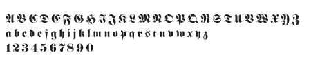 Bild zu Schriftklassifikation