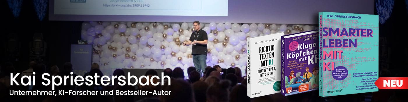 Kai Spriestersbach, Unternehmer, KI-Forscher und Bestseller-Autor