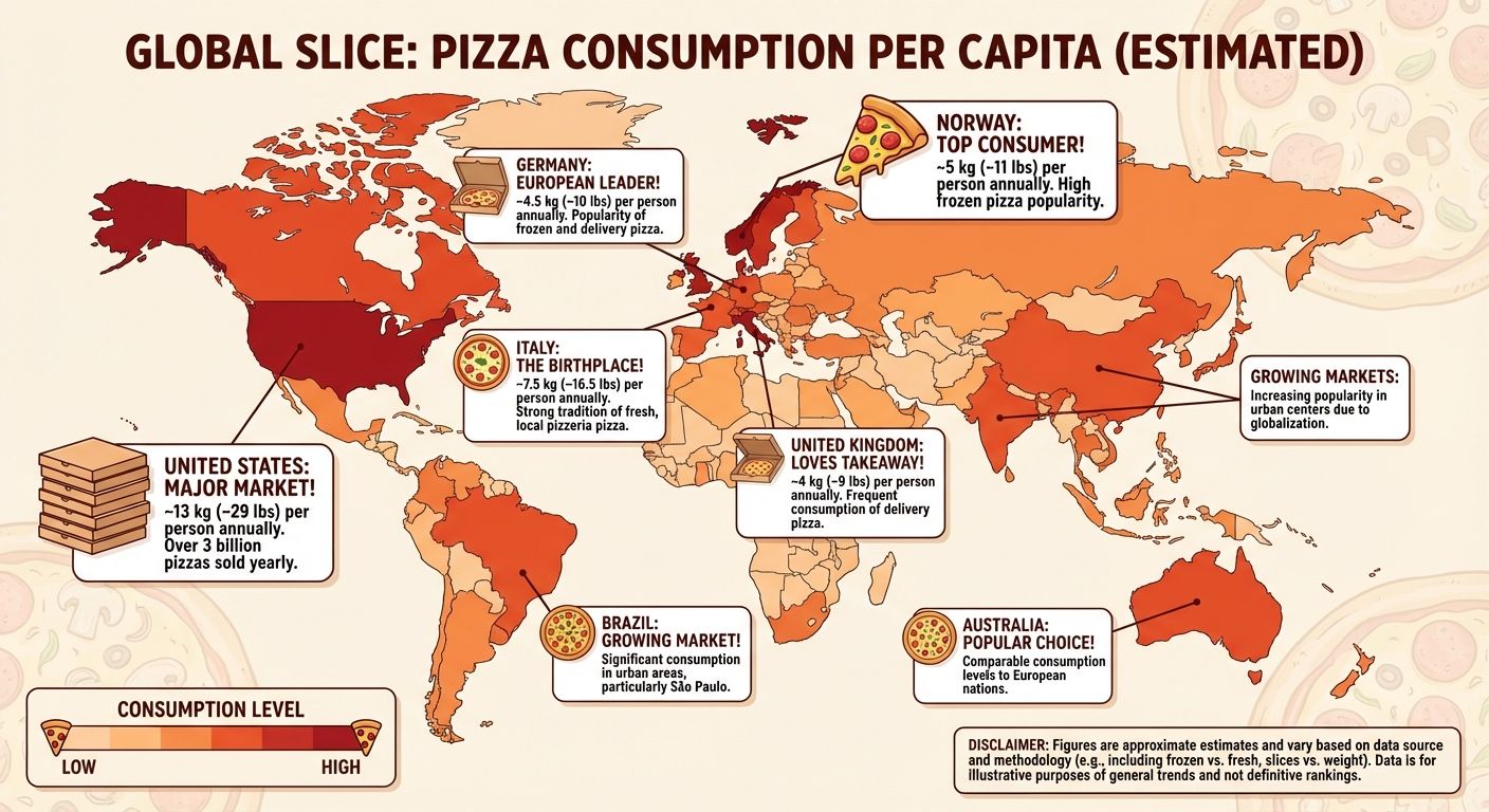 Pizza infografik