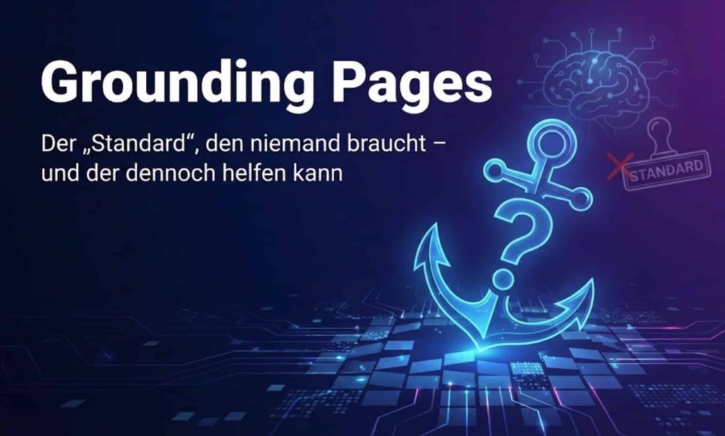 Grounding Pages – Der „Standard“, den niemand braucht
