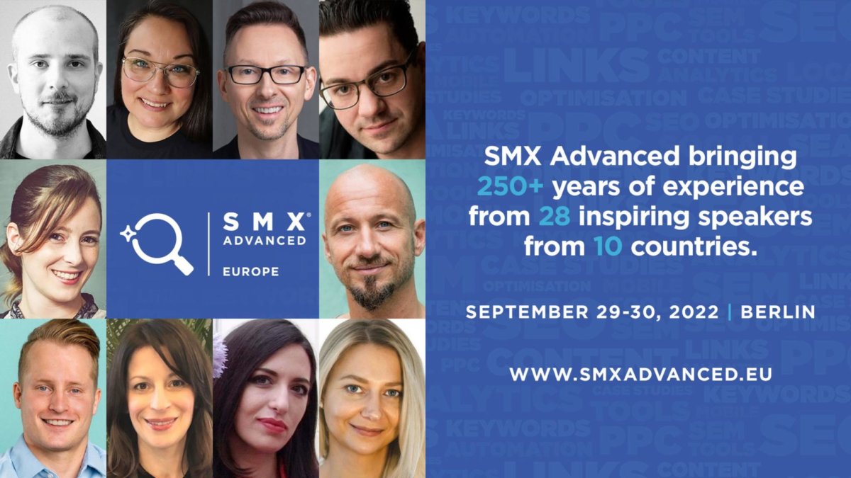 Komm zur SMX Advanced Europe im September nach Berlin – 15% sparen mit dem Rabattcode SEARCHONESMXADV22